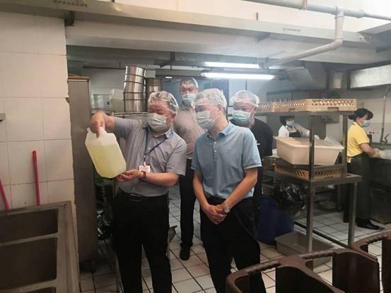 陳懷乾督查兩會期間餐飲服務(wù)食品安全保障工作